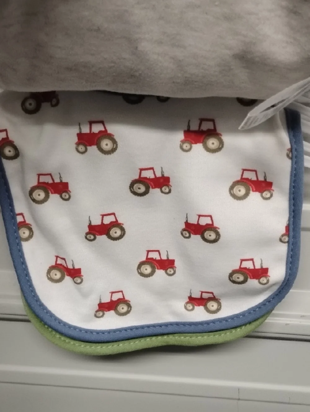 Hudson Baby Blue Farm Animals Baby Bib Set
